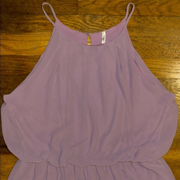 d n a couture Elegant Mauve Sleeveless Dress size 1X - Picture 2 of 8